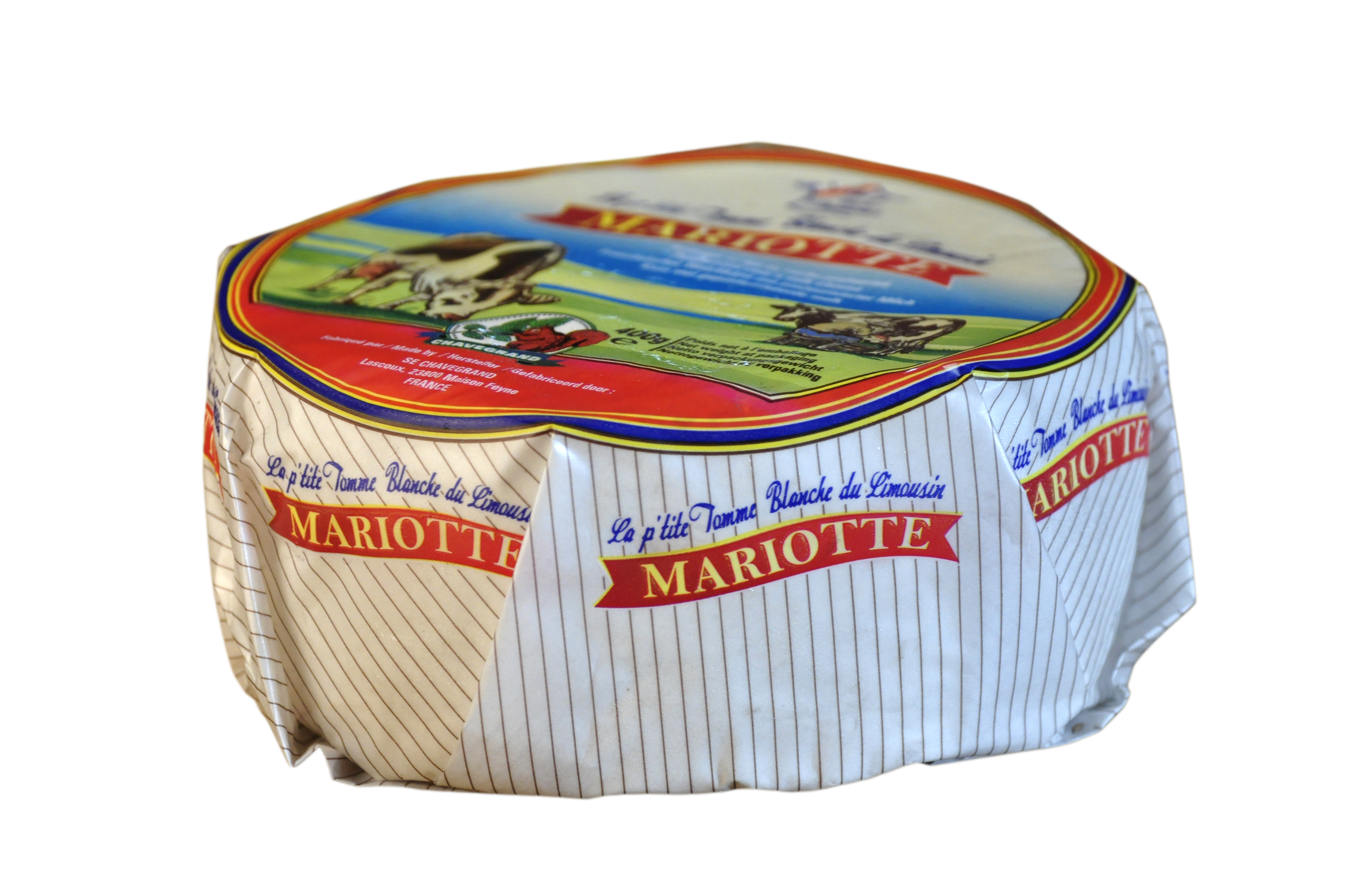 Mariotte Tomme 400g Fromagerie Chavegrand 